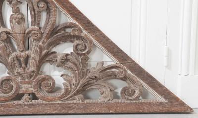 18th Century Swedish Carved Stairwell Ornament