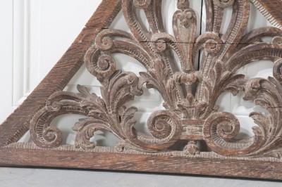 18th Century Swedish Carved Stairwell Ornament