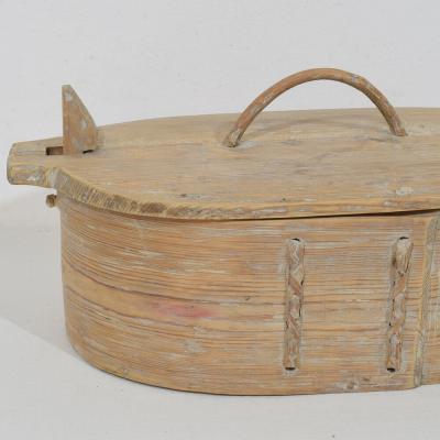18th Century Swedish Folk Art Bentwood Box