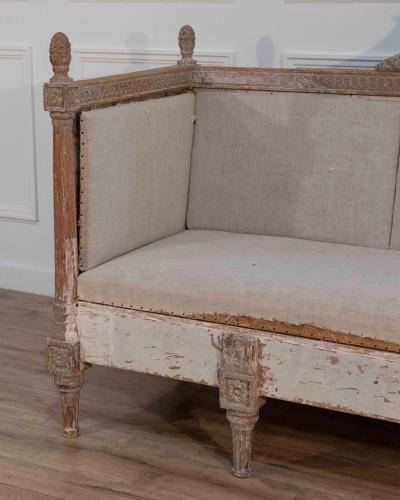 18th Century Swedish Gustavian Sofa with Original Scraped Paint Circa 1780