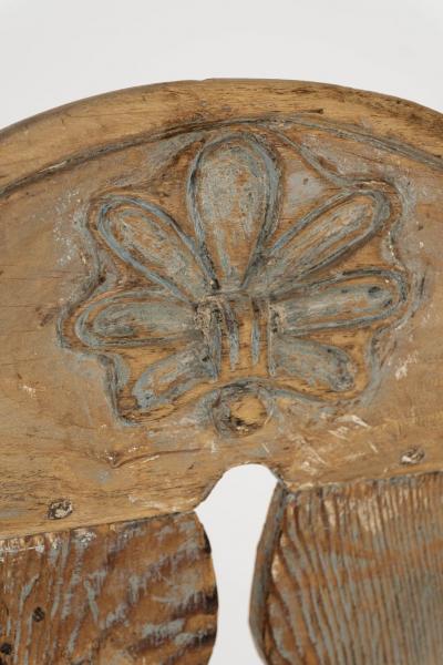 18th Century Swedish Painted Rococo Armchair