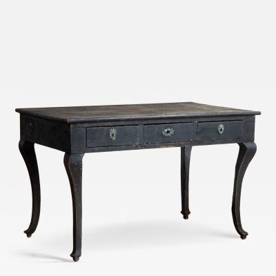 18th Century Swedish Provincial Rococo Desk
