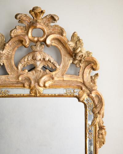 18th Century Swedish Rococo Mirror