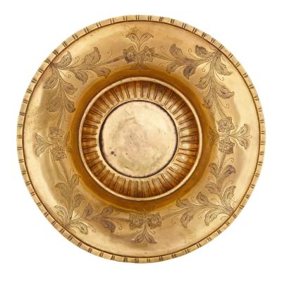 18th Century Turkish tombak ewer and basin