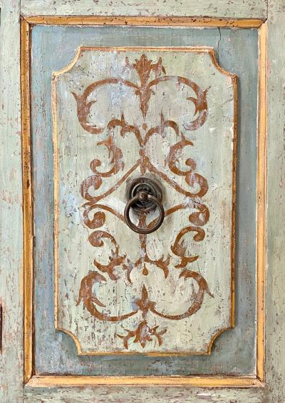 18th Century Tuscan Baroque Painted Credenza