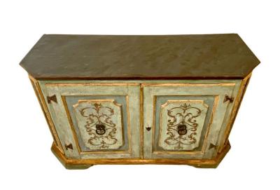 18th Century Tuscan Baroque Painted Credenza