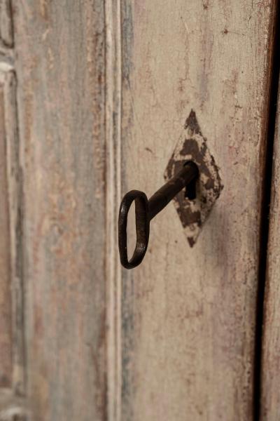 18th Century Tuscan Painted Credenza From Italy