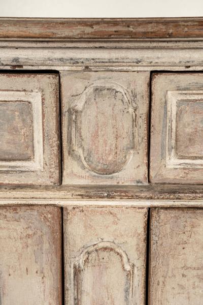 18th Century Tuscan Painted Credenza From Italy