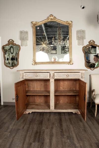18th Century Tuscan Painted Credenza From Italy