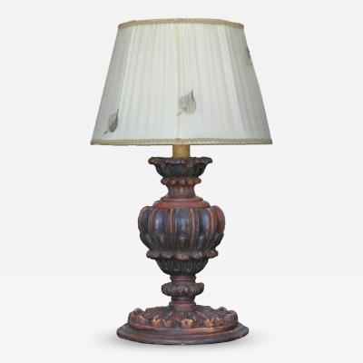 18th Century Urn Table Lamp