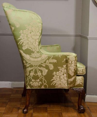 18th Century Walnut Wing Chair