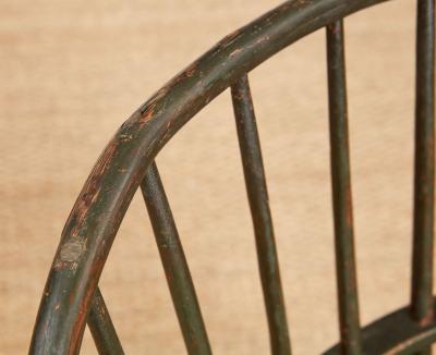 18th c American Sack Back Windsor Armchair
