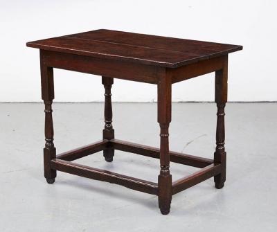 18th c Burr Oak Table