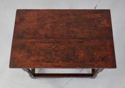 18th c Burr Oak Table