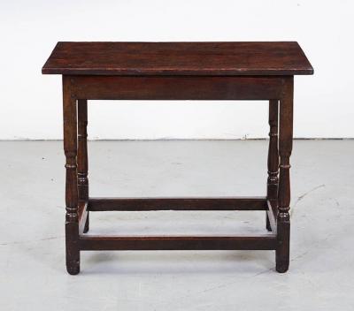 18th c Burr Oak Table