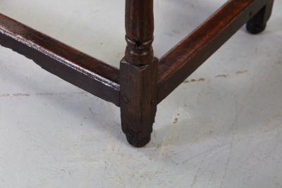 18th c Burr Oak Table