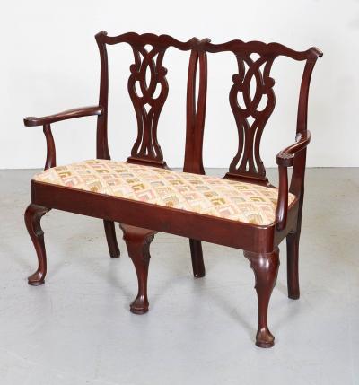 18th c Chairback Settee