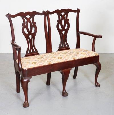 18th c Chairback Settee