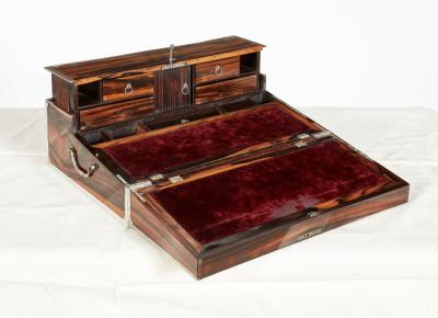 18th c Coromandel Travel Writing Slope