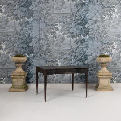 18th c Dutch Louis XVI Period Writing Desk with Original Brass Casters