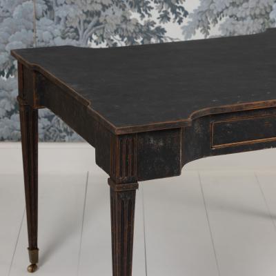 18th c Dutch Louis XVI Period Writing Desk with Original Brass Casters