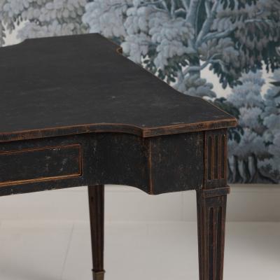 18th c Dutch Louis XVI Period Writing Desk with Original Brass Casters
