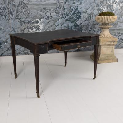 18th c Dutch Louis XVI Period Writing Desk with Original Brass Casters