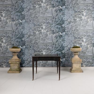 18th c Dutch Louis XVI Period Writing Desk with Original Brass Casters