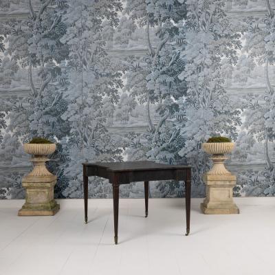 18th c Dutch Louis XVI Period Writing Desk with Original Brass Casters