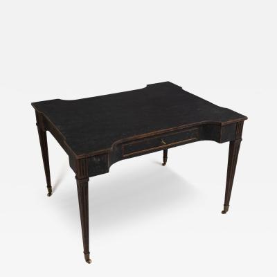 18th c Dutch Louis XVI Period Writing Desk with Original Brass Casters