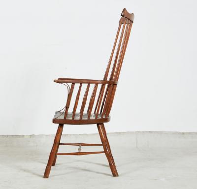 18th c English Comb Back Windsor Armchair