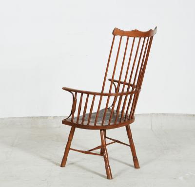 18th c English Comb Back Windsor Armchair