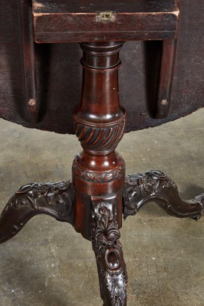 18th c George II Low Padouk Tea Table