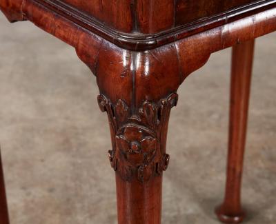 18th c Irish Marble Top Side Table