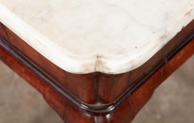 18th c Irish Marble Top Side Table