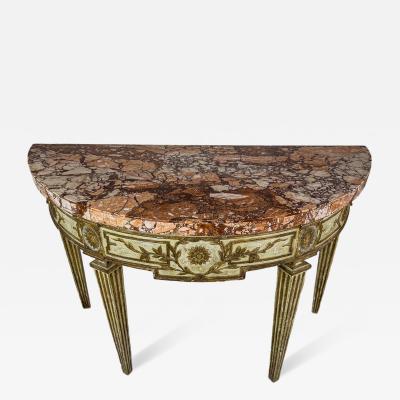 18th c Italian Console with Marble Top