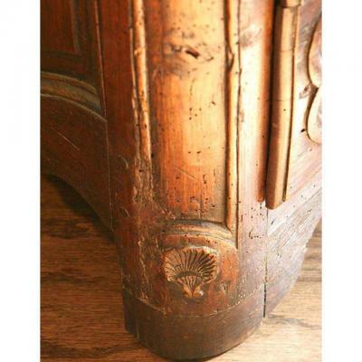 18th c Louis XV Walnut Commode
