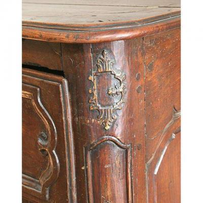 18th c Louis XV Walnut Commode