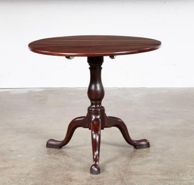 18th c Mahogany Tea Table