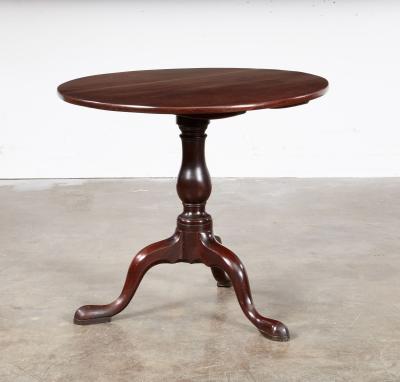 18th c Mahogany Tea Table