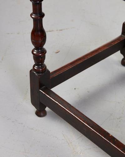 18th c Oak Stretcher Base Rectangular Table