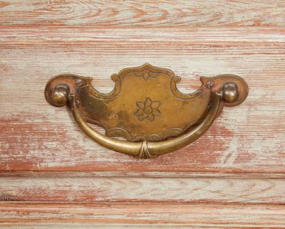 18th c Painted Danish Cabinet