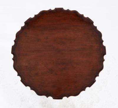 18th c Piecrust Tripod Tea Table