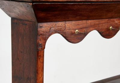 18th c Potboard Dresser and Rack