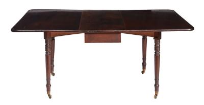 18th c Sheraton Folding Dining Table
