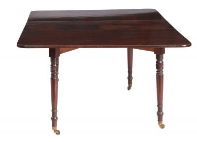 18th c Sheraton Folding Dining Table