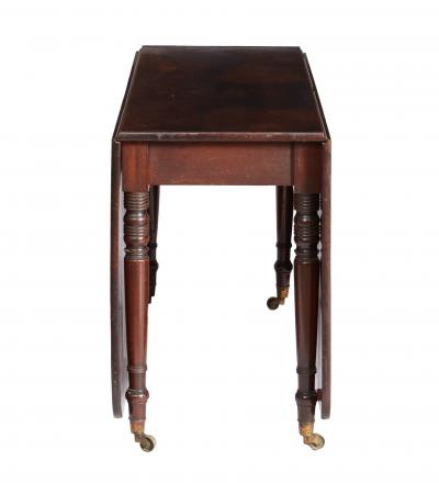 18th c Sheraton Folding Dining Table