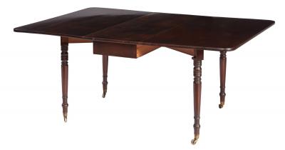 18th c Sheraton Folding Dining Table
