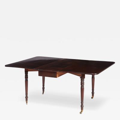 18th c Sheraton Folding Dining Table