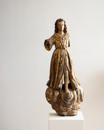 18th c Statue of an Angel